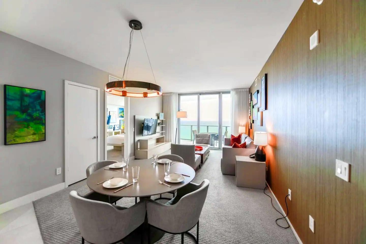 Wonderful 2/2 Condo W Ocean View At Hyde Beach Hollywood Luaran gambar