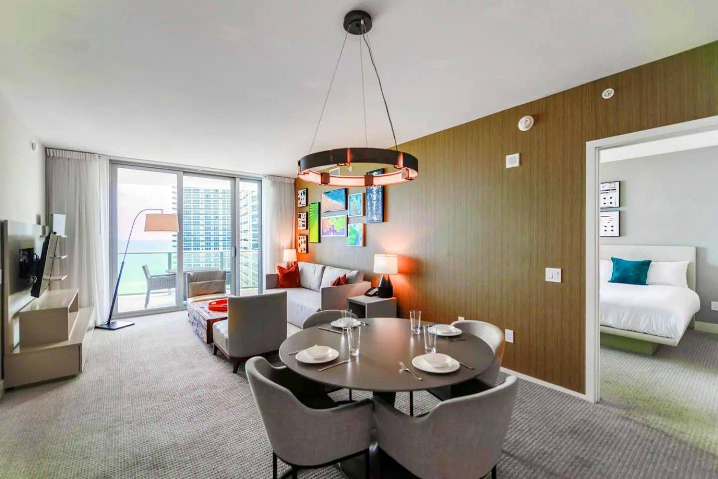 Wonderful 2/2 Condo W Ocean View At Hyde Beach Hollywood Luaran gambar