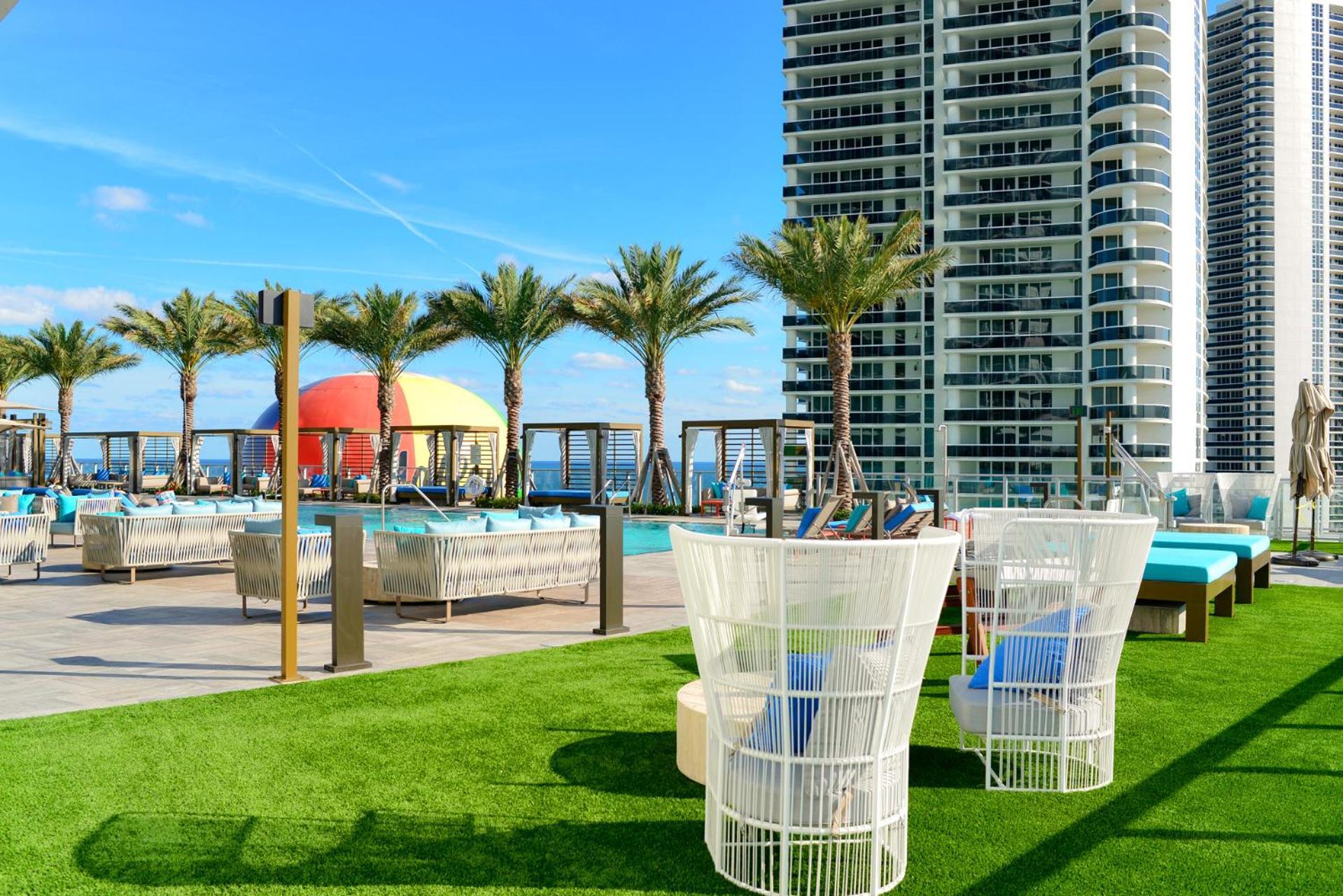 Wonderful 2/2 Condo W Ocean View At Hyde Beach Hollywood Luaran gambar