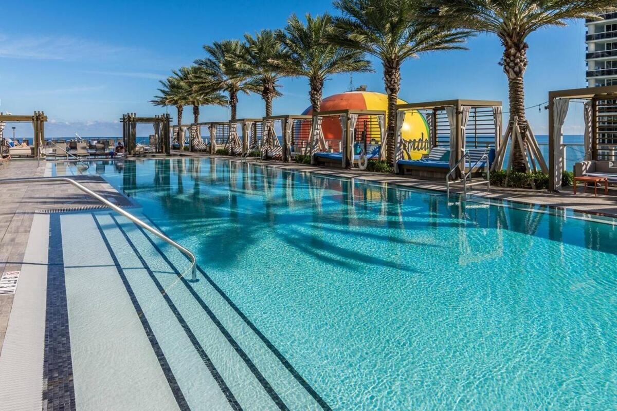 Wonderful 2/2 Condo W Ocean View At Hyde Beach Hollywood Luaran gambar